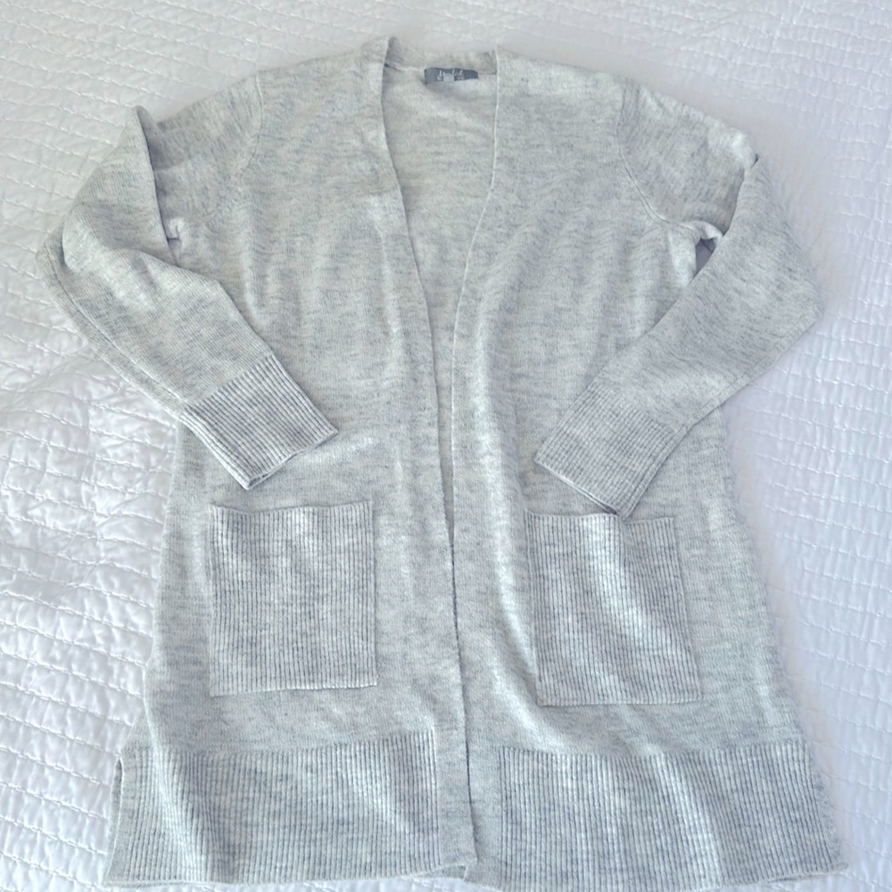 Marled Reunited Clothing Cardigan grey large EUC